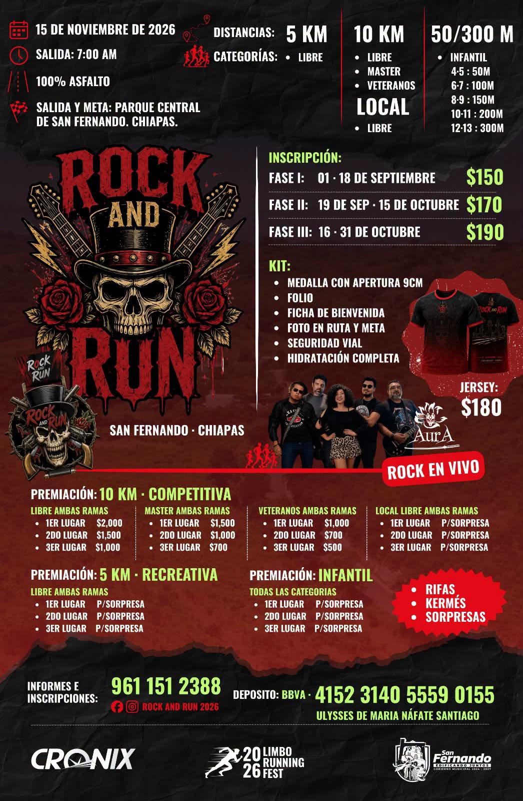 🤘🏃‍♂️ ¡El rock vuelve a correr!